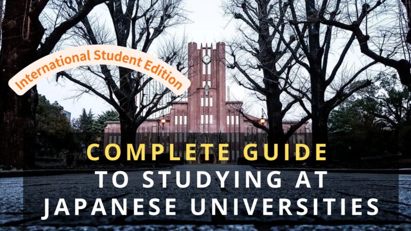 Complete Guide to Studying at Japanese Universities 2026: International ...